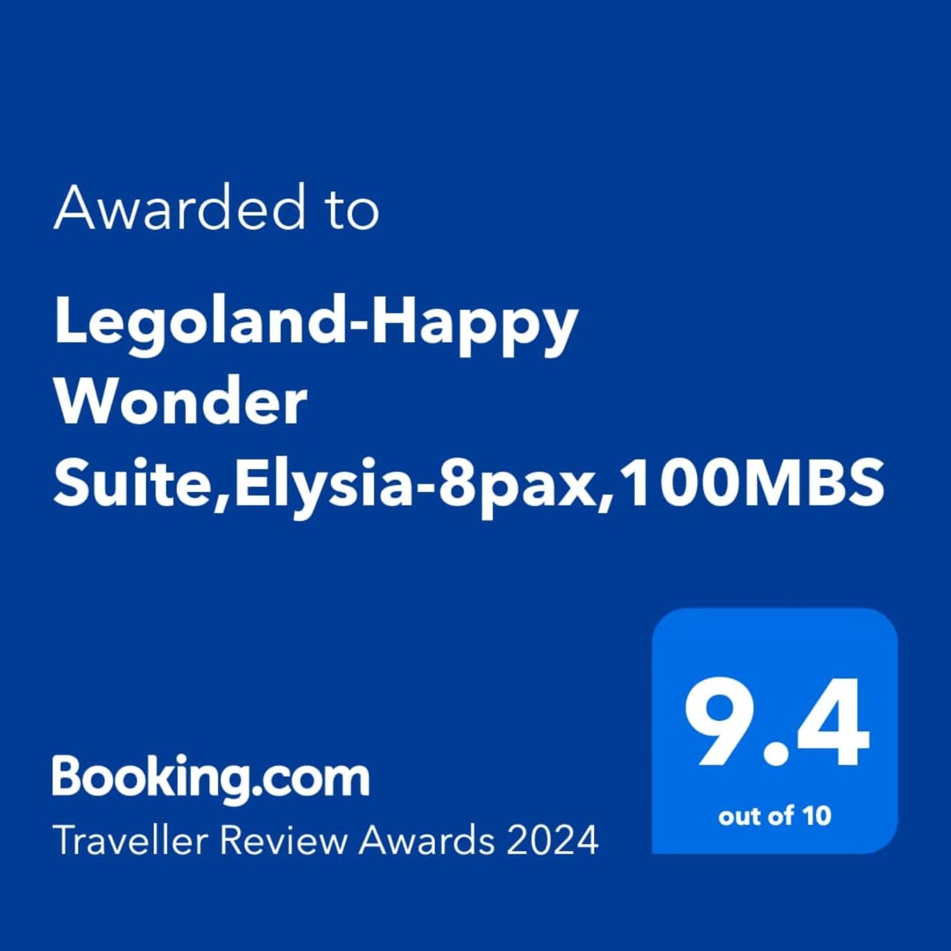Legoland-Happy Wonder Suite,Elysia-8Pax,100Mbs Nusajaya  Kültér fotó